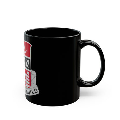 216 Engineer Battalion (U.S. Army) Black Coffee Mug-The Sticker Space