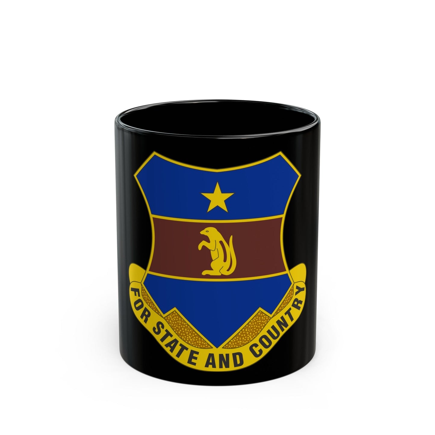 216th Air Defense Artillery Regiment (U.S. Army) Black Coffee Mug-11oz-The Sticker Space