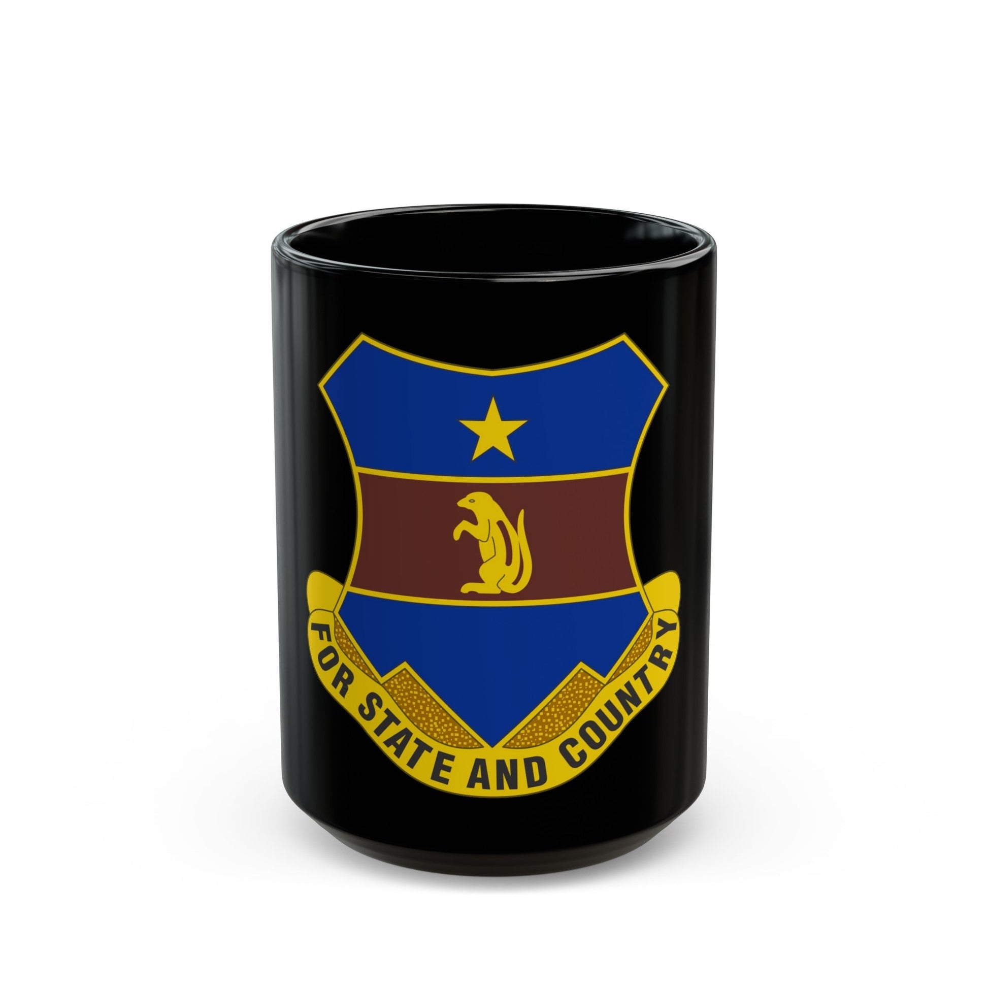 216th Air Defense Artillery Regiment (U.S. Army) Black Coffee Mug-15oz-The Sticker Space