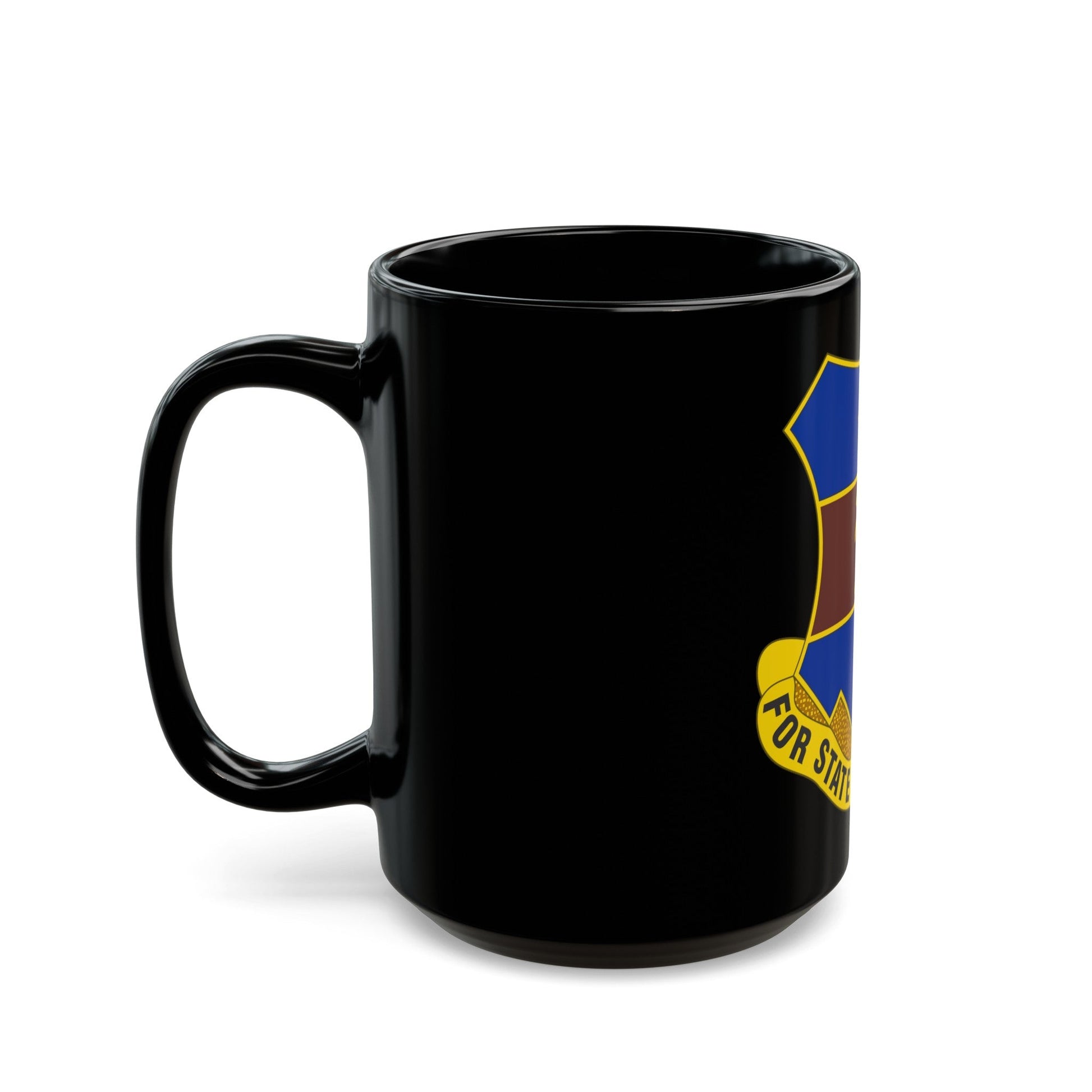 216th Air Defense Artillery Regiment (U.S. Army) Black Coffee Mug-The Sticker Space