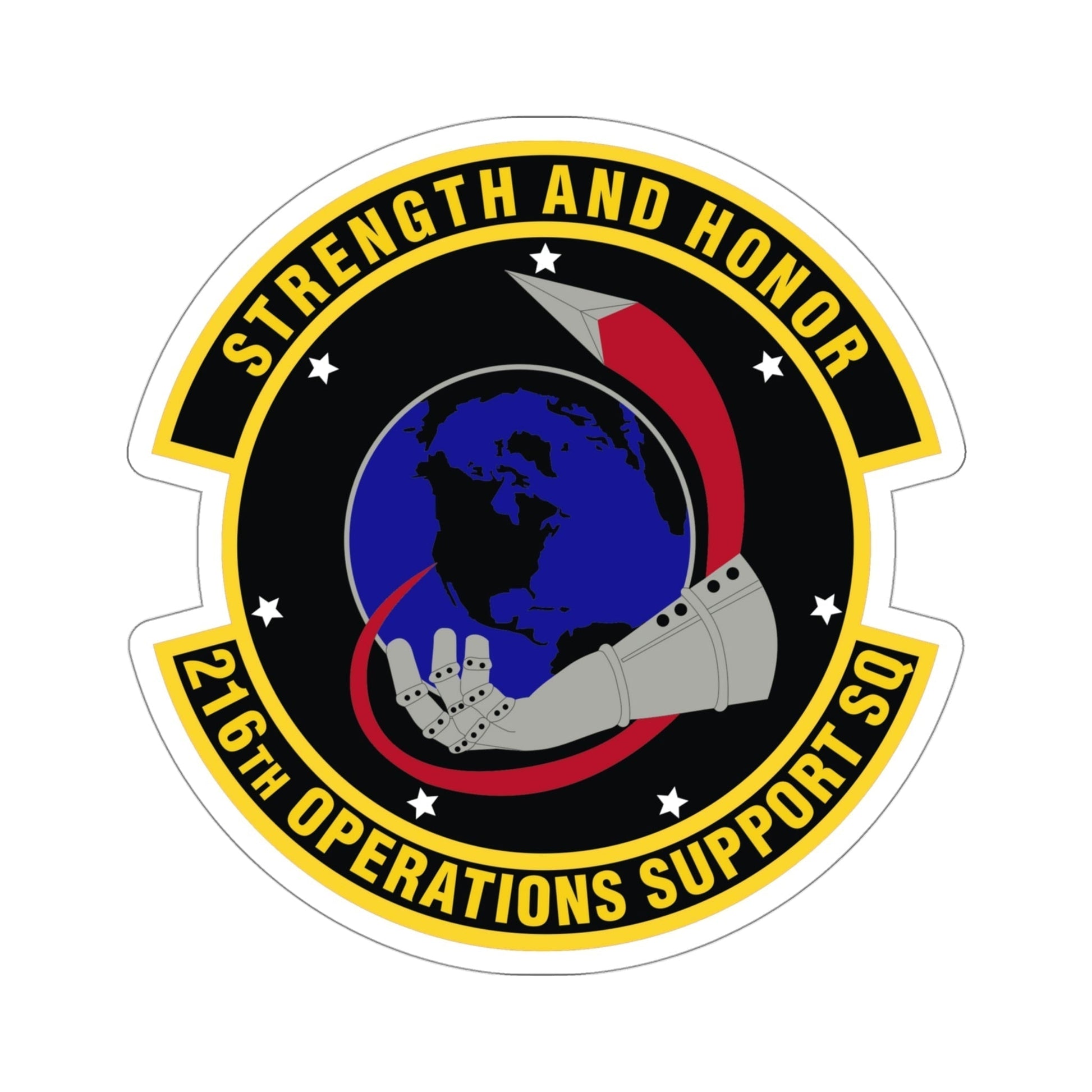 216th Operations Support Squadron (U.S. Air Force) STICKER Vinyl Die-Cut Decal-4 Inch-The Sticker Space