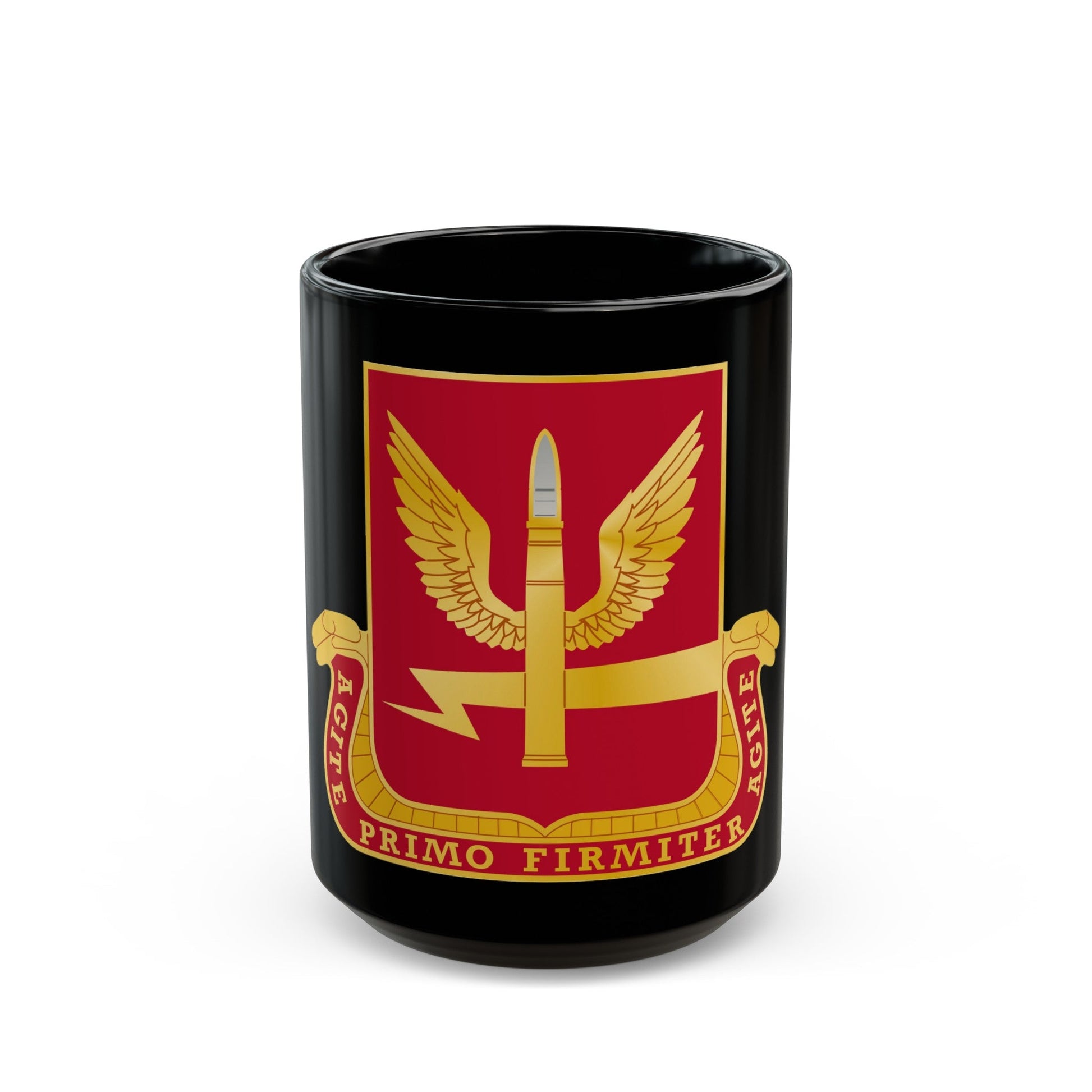 217th Antiaircraft Artillery Battalion (U.S. Army) Black Coffee Mug-15oz-The Sticker Space