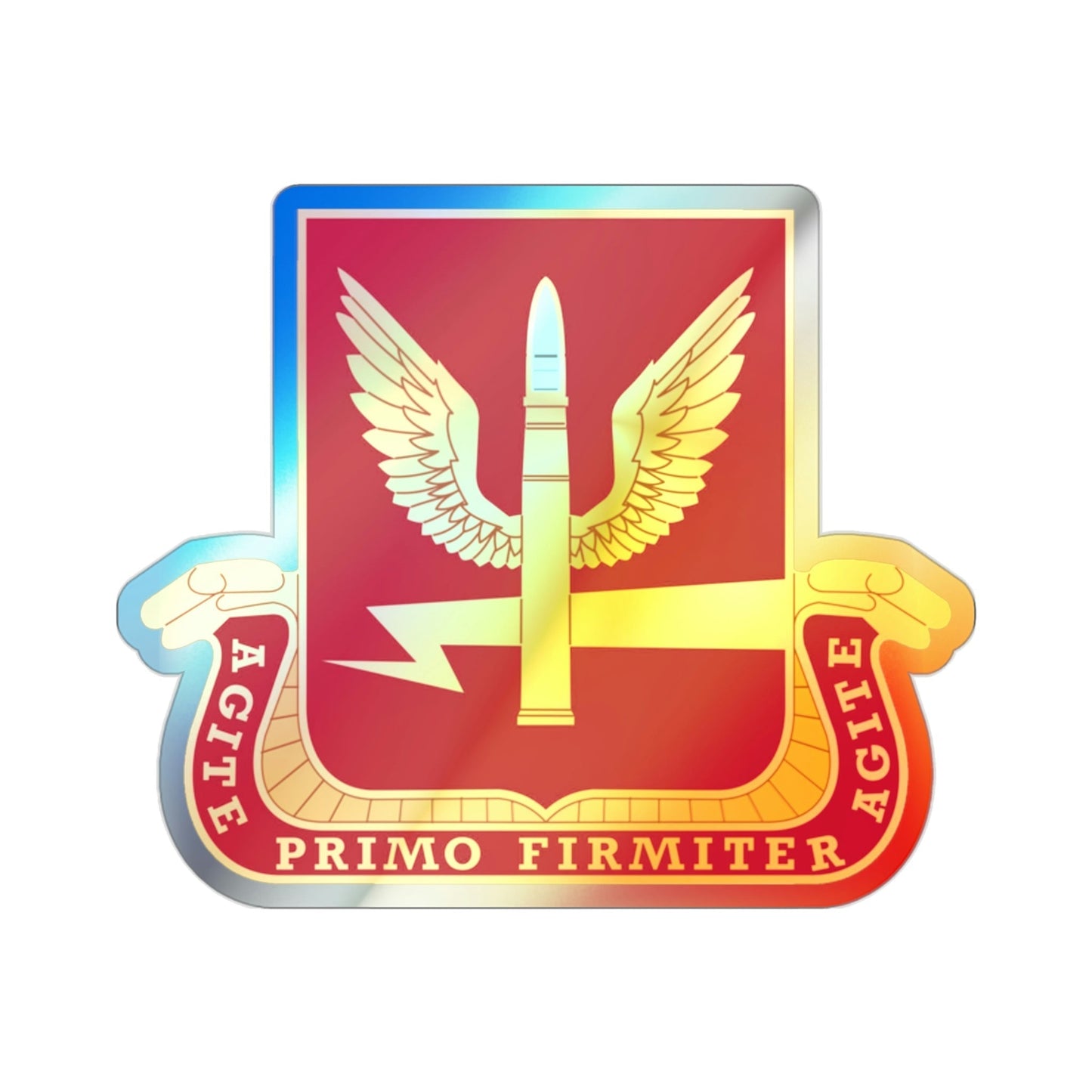 217th Antiaircraft Artillery Battalion (U.S. Army) Holographic STICKER Die-Cut Vinyl Decal-2 Inch-The Sticker Space