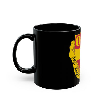 218th Field Artillery Regiment (U.S. Army) Black Coffee Mug-The Sticker Space