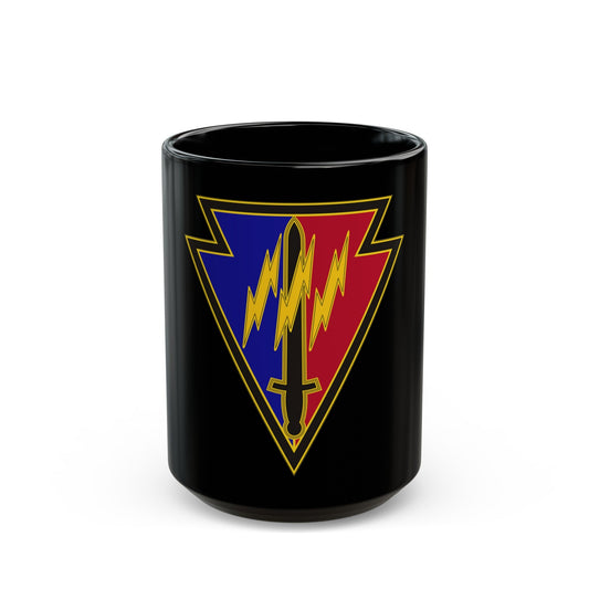 219 Engineer Brigade (U.S. Army) Black Coffee Mug