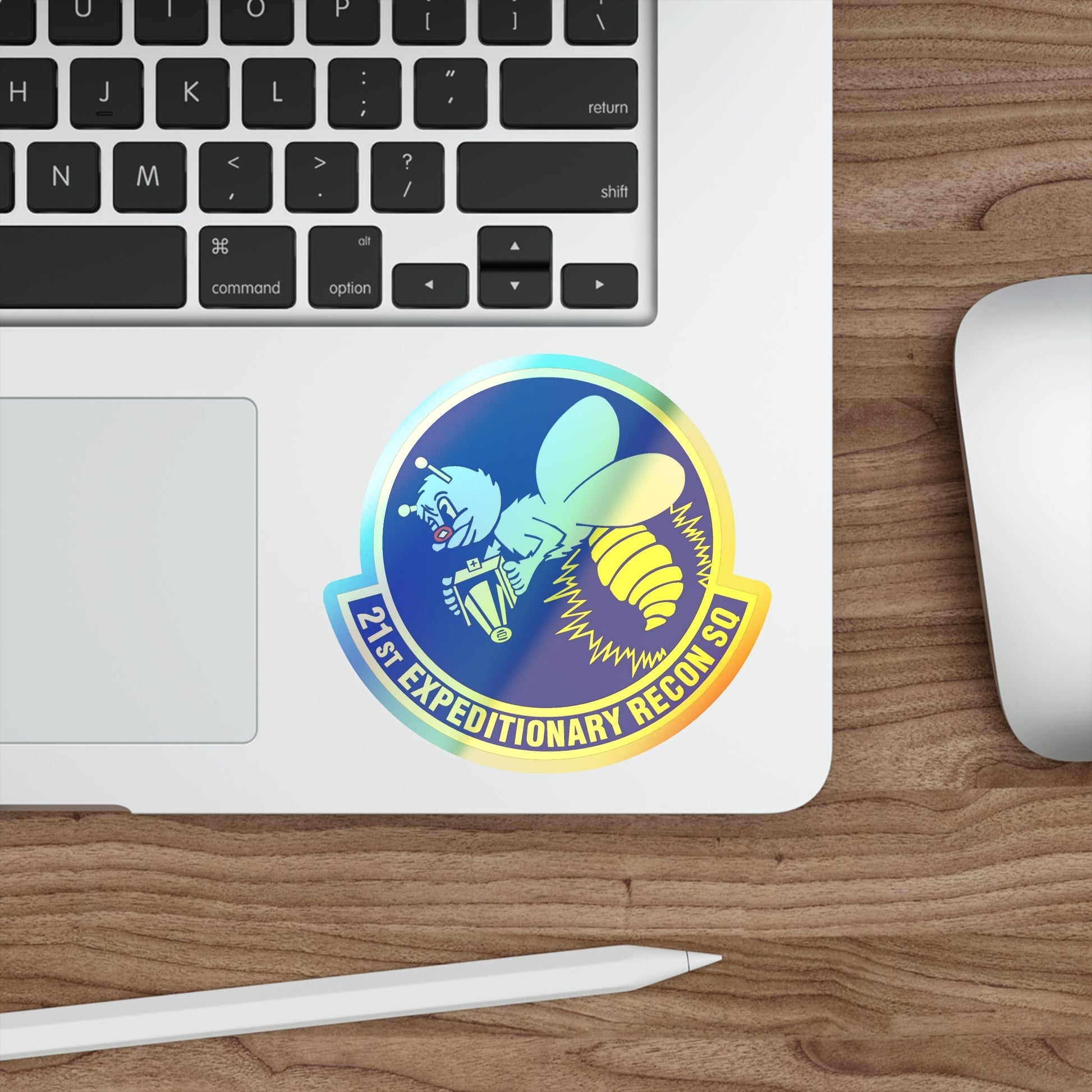 21st Expeditionary Reconnaissance Squadron (U.S. Air Force) Holographic STICKER Die-Cut Vinyl Decal-The Sticker Space
