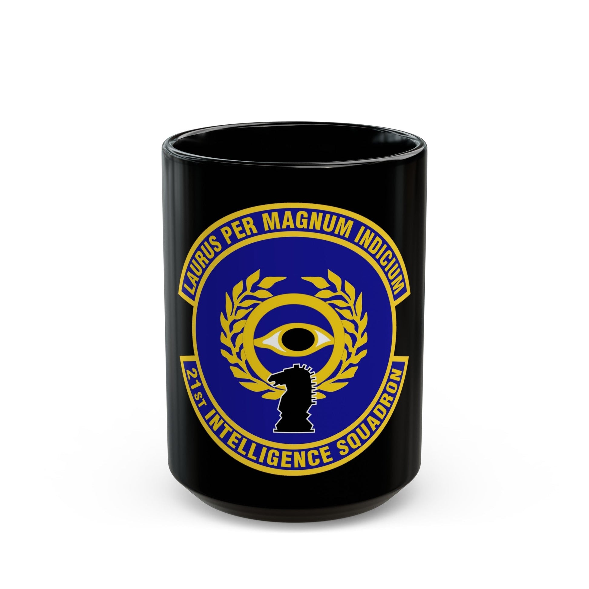 21st Intelligence Squadron (U.S. Air Force) Black Coffee Mug-15oz-The Sticker Space