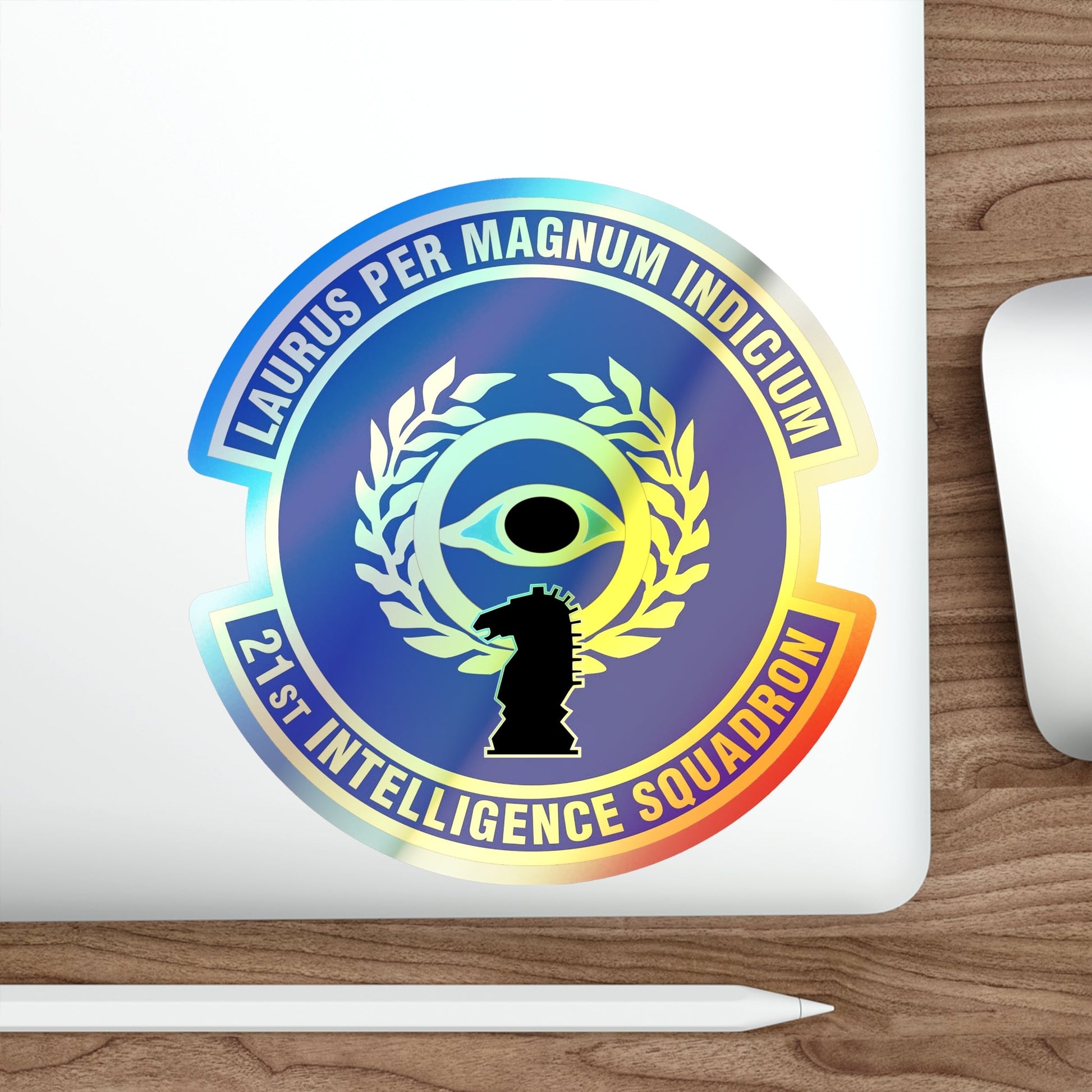21st Intelligence Squadron (U.S. Air Force) Holographic STICKER Die-Cut Vinyl Decal-The Sticker Space