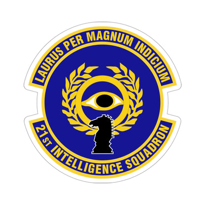 21st Intelligence Squadron (U.S. Air Force) STICKER Vinyl Die-Cut Decal-3 Inch-The Sticker Space