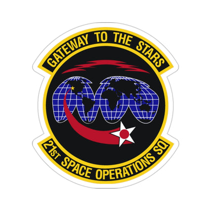 21st Space Operations Squadron (U.S. Air Force) STICKER Vinyl Die-Cut Decal-2 Inch-The Sticker Space