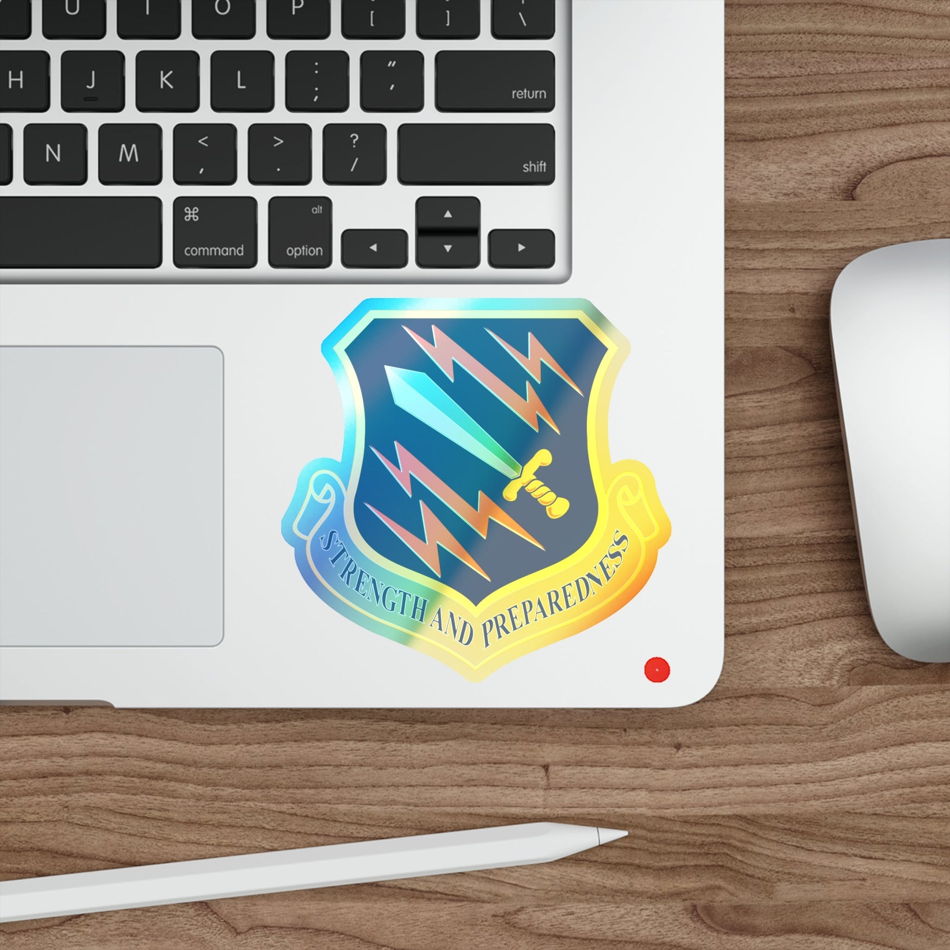 21st Space Wing (U.S. Air Force) Holographic STICKER Die-Cut Vinyl Decal-The Sticker Space