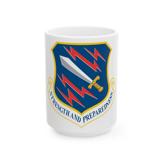21st Space Wing (U.S. Air Force) White Coffee Mug