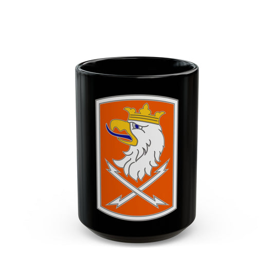 22 Signal Brigade 3 (U.S. Army) Black Coffee Mug-15oz-The Sticker Space