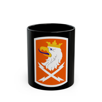 22 Signal Brigade (U.S. Army) Black Coffee Mug-11oz-The Sticker Space