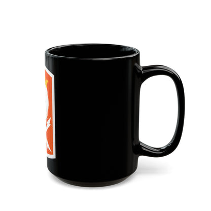 22 Signal Brigade (U.S. Army) Black Coffee Mug-The Sticker Space