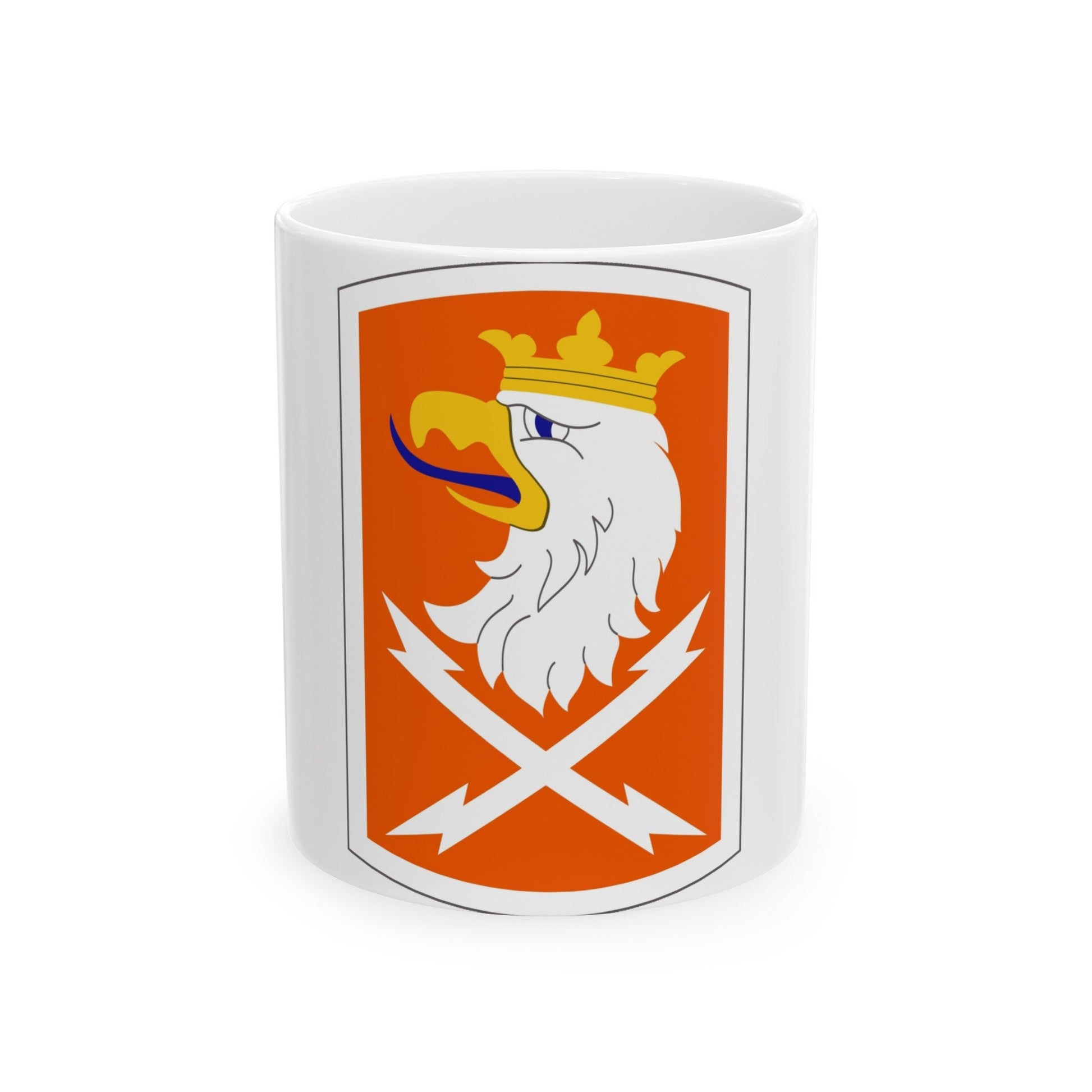 22 Signal Brigade (U.S. Army) White Coffee Mug-11oz-The Sticker Space