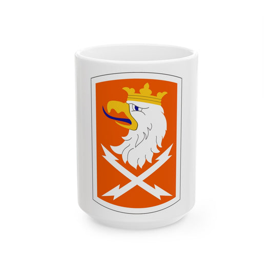 22 Signal Brigade (U.S. Army) White Coffee Mug-15oz-The Sticker Space