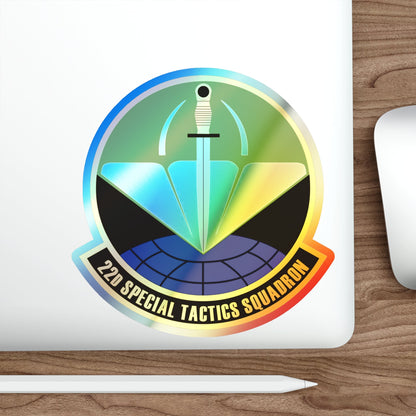 22 Special Tactics Sq AFSOC (U.S. Air Force) Holographic STICKER Die-Cut Vinyl Decal-The Sticker Space