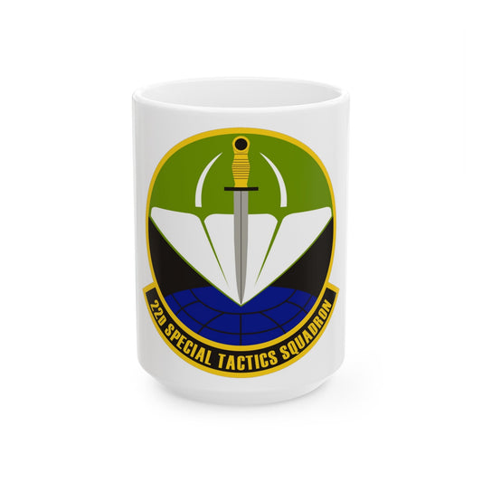 22 Special Tactics Sq AFSOC (U.S. Air Force) White Coffee Mug-15oz-The Sticker Space