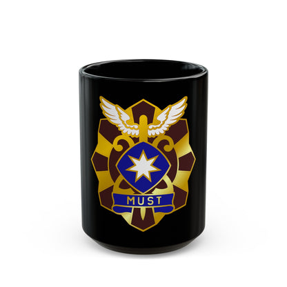 22 Surgical Hospital (U.S. Army) Black Coffee Mug-15oz-The Sticker Space