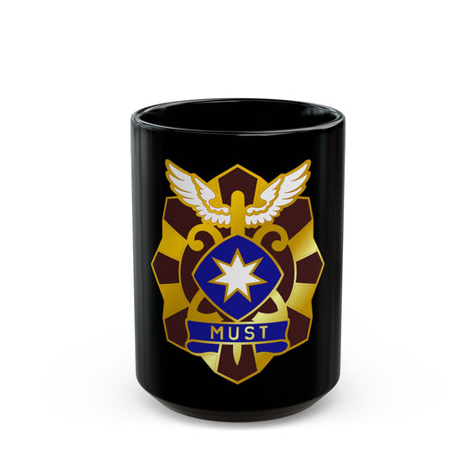 22 Surgical Hospital (U.S. Army) Black Coffee Mug-15oz-The Sticker Space
