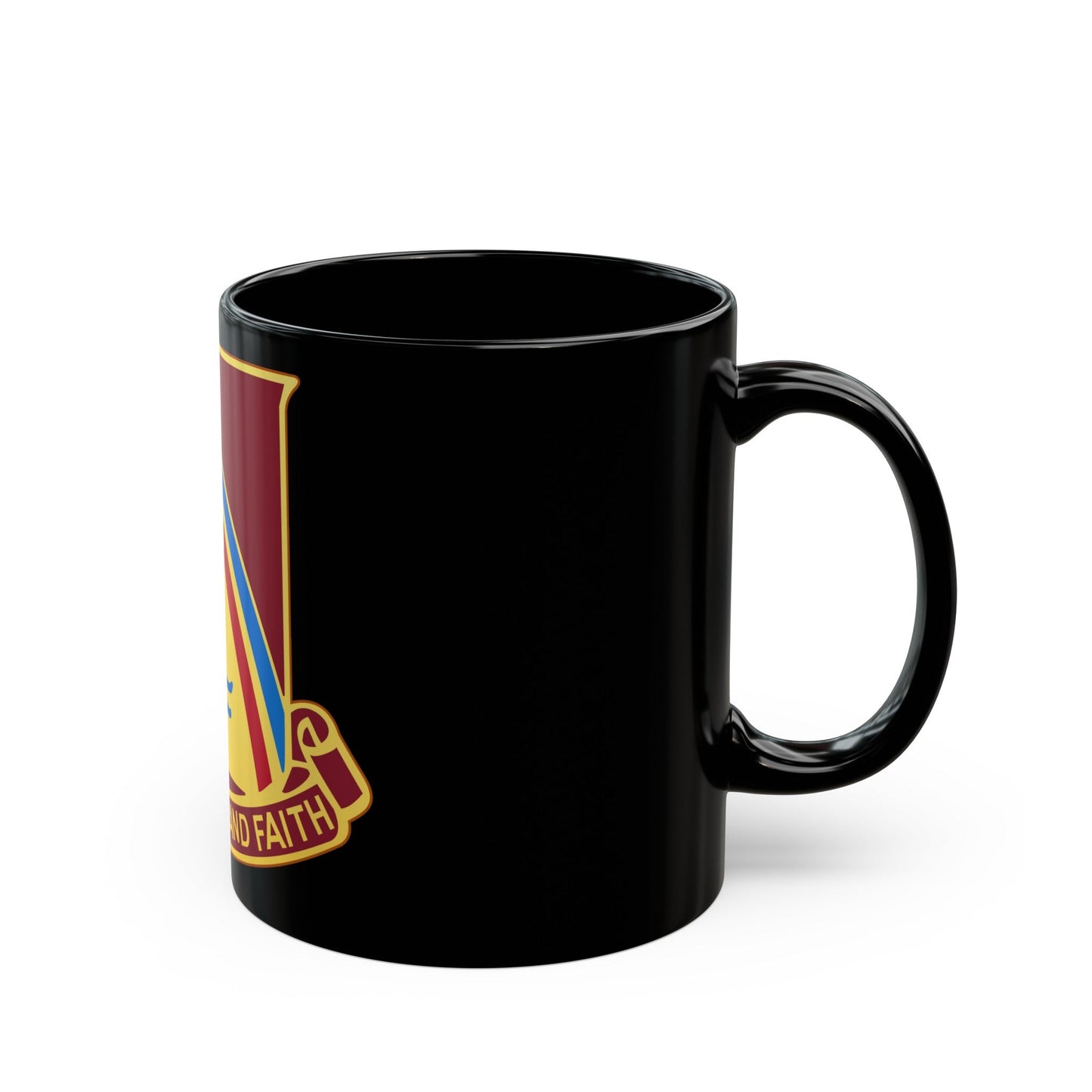 22 Transportation Battalion (U.S. Army) Black Coffee Mug-The Sticker Space