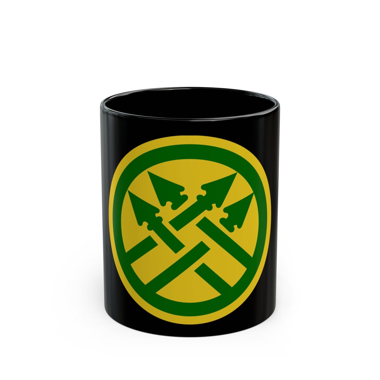 220th Military Police Brigade 2 (U.S. Army) Black Coffee Mug-11oz-The Sticker Space