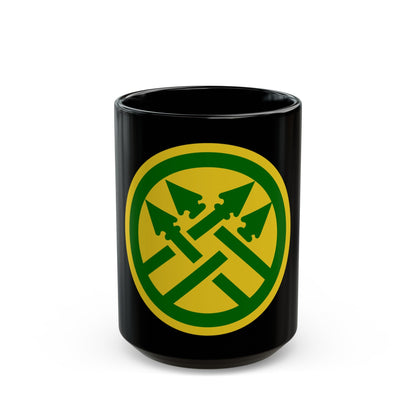 220th Military Police Brigade 2 (U.S. Army) Black Coffee Mug-15oz-The Sticker Space