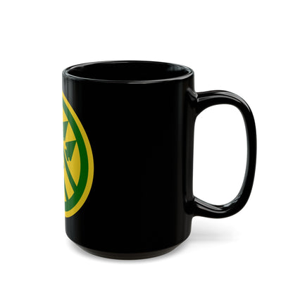 220th Military Police Brigade 2 (U.S. Army) Black Coffee Mug-The Sticker Space