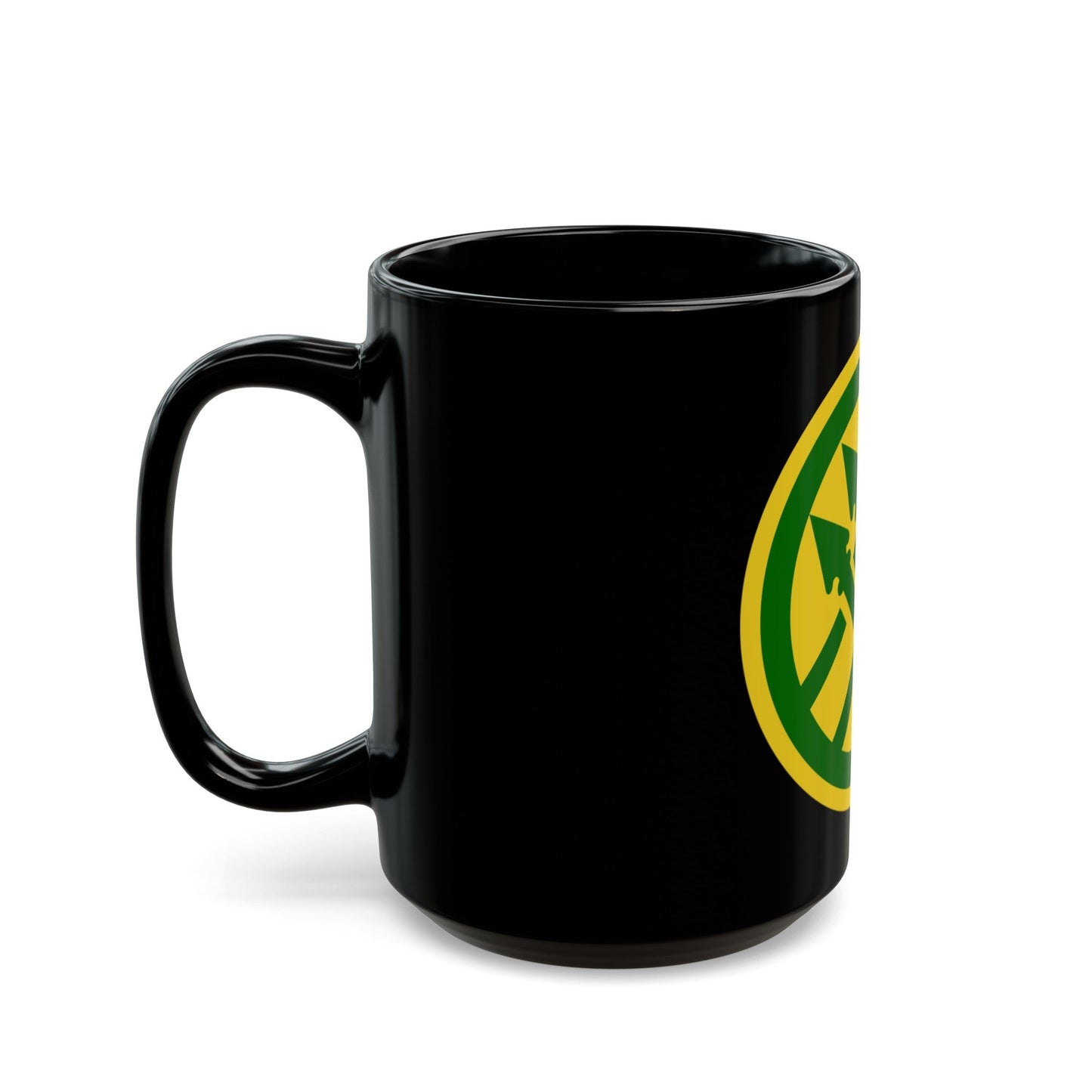 220th Military Police Brigade 2 (U.S. Army) Black Coffee Mug-The Sticker Space