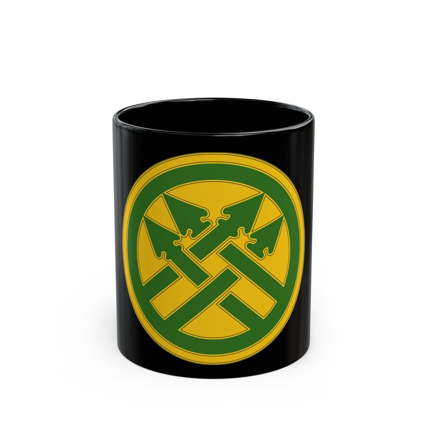 220th Military Police Brigade (U.S. Army) Black Coffee Mug-11oz-The Sticker Space