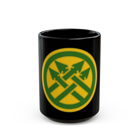 220th Military Police Brigade (U.S. Army) Black Coffee Mug-15oz-The Sticker Space