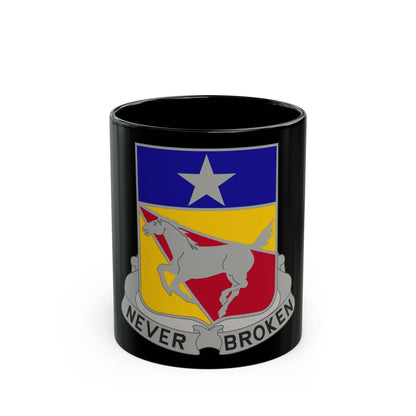 221 Cavalry Regiment (U.S. Army) Black Coffee Mug-11oz-The Sticker Space