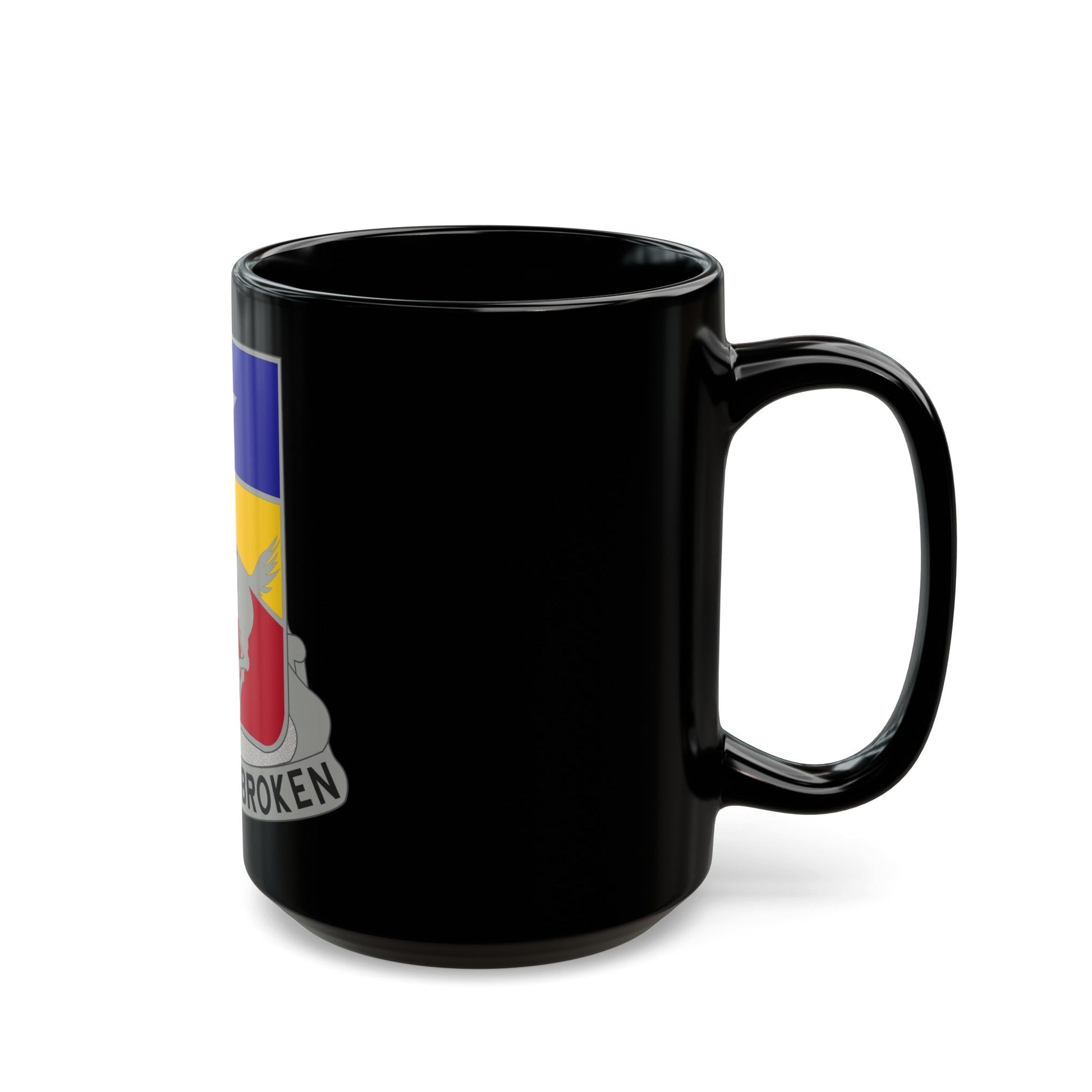 221 Cavalry Regiment (U.S. Army) Black Coffee Mug-The Sticker Space