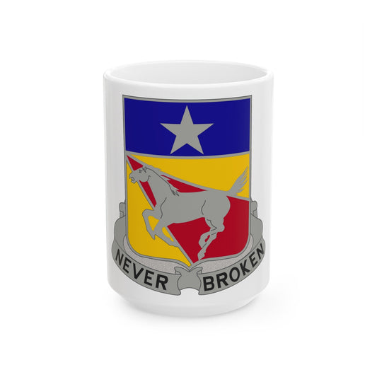 221 Cavalry Regiment (U.S. Army) White Coffee Mug-15oz-The Sticker Space