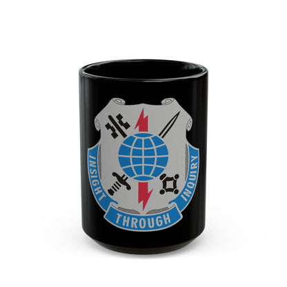 223 Military Intelligence Battalion (U.S. Army) Black Coffee Mug-15oz-The Sticker Space