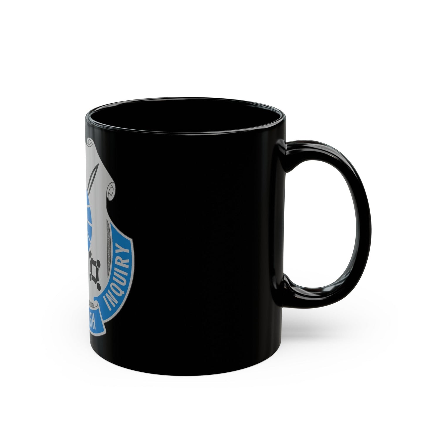 223 Military Intelligence Battalion (U.S. Army) Black Coffee Mug-The Sticker Space