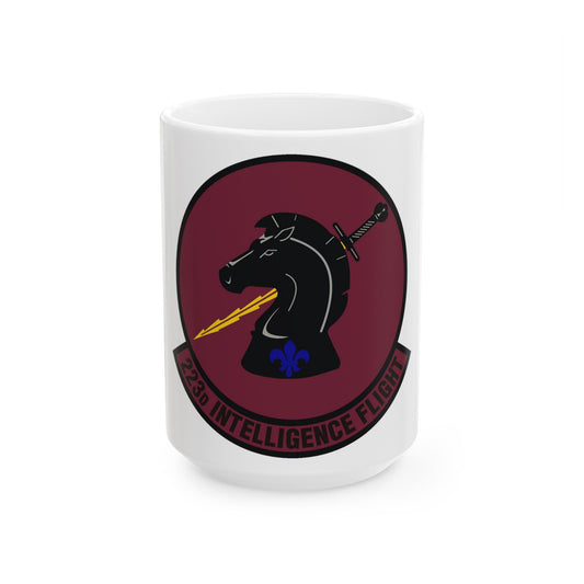 223d Intelligence Flight (U.S. Air Force) White Coffee Mug-15oz-The Sticker Space