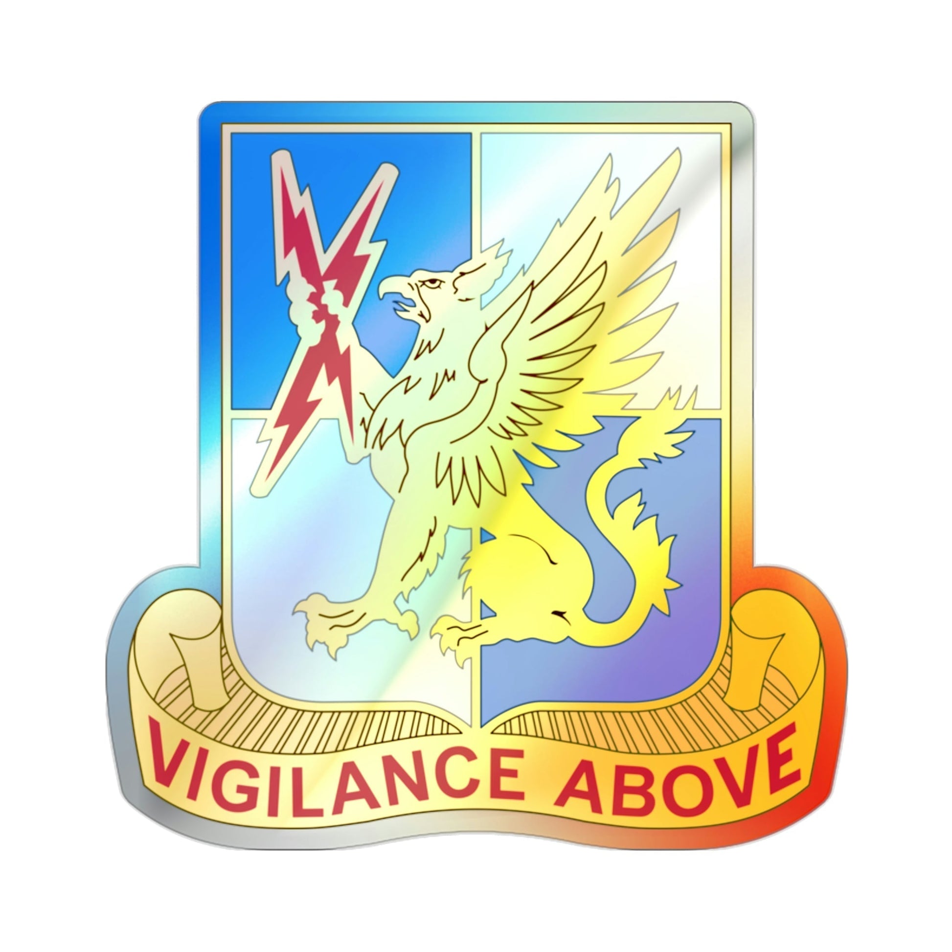224 Military Intelligence Battalion (U.S. Army) Holographic STICKER Die-Cut Vinyl Decal-2 Inch-The Sticker Space