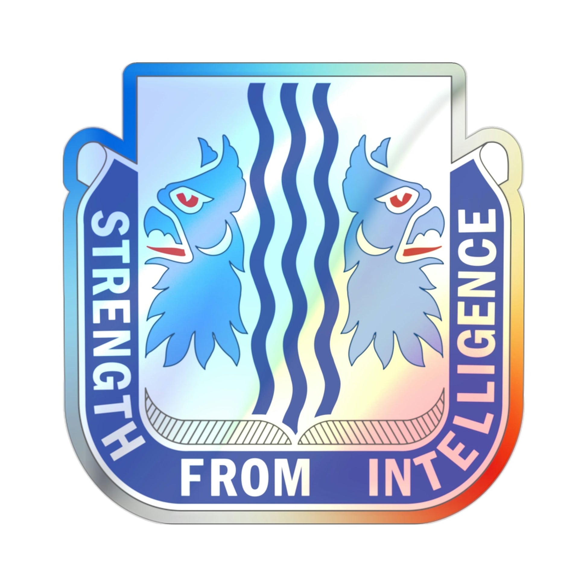 229 Military Intelligence Battalion (U.S. Army) Holographic STICKER Die-Cut Vinyl Decal-2 Inch-The Sticker Space