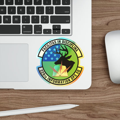 229th Information Operations Squadron (U.S. Air Force) Holographic STICKER Die-Cut Vinyl Decal-The Sticker Space