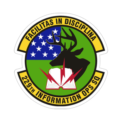 229th Information Operations Squadron (U.S. Air Force) STICKER Vinyl Die-Cut Decal-2 Inch-The Sticker Space