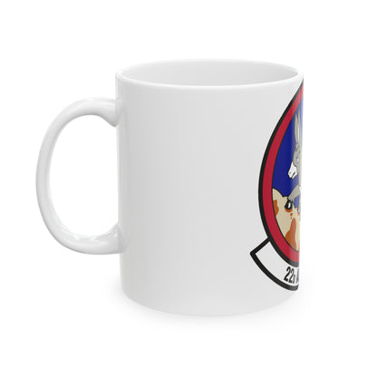 22d Airlift Squadron (U.S. Air Force) White Coffee Mug-The Sticker Space