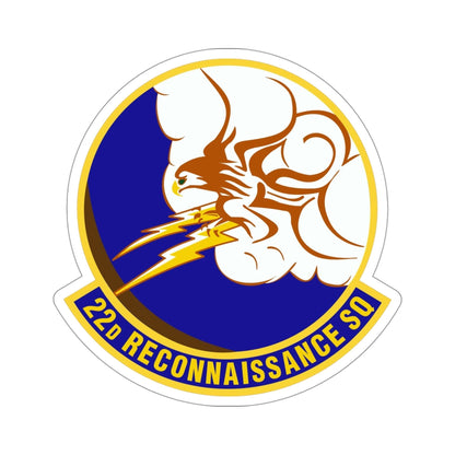 22d Reconnaissance Squadron (U.S. Air Force) STICKER Vinyl Die-Cut Decal-4 Inch-The Sticker Space