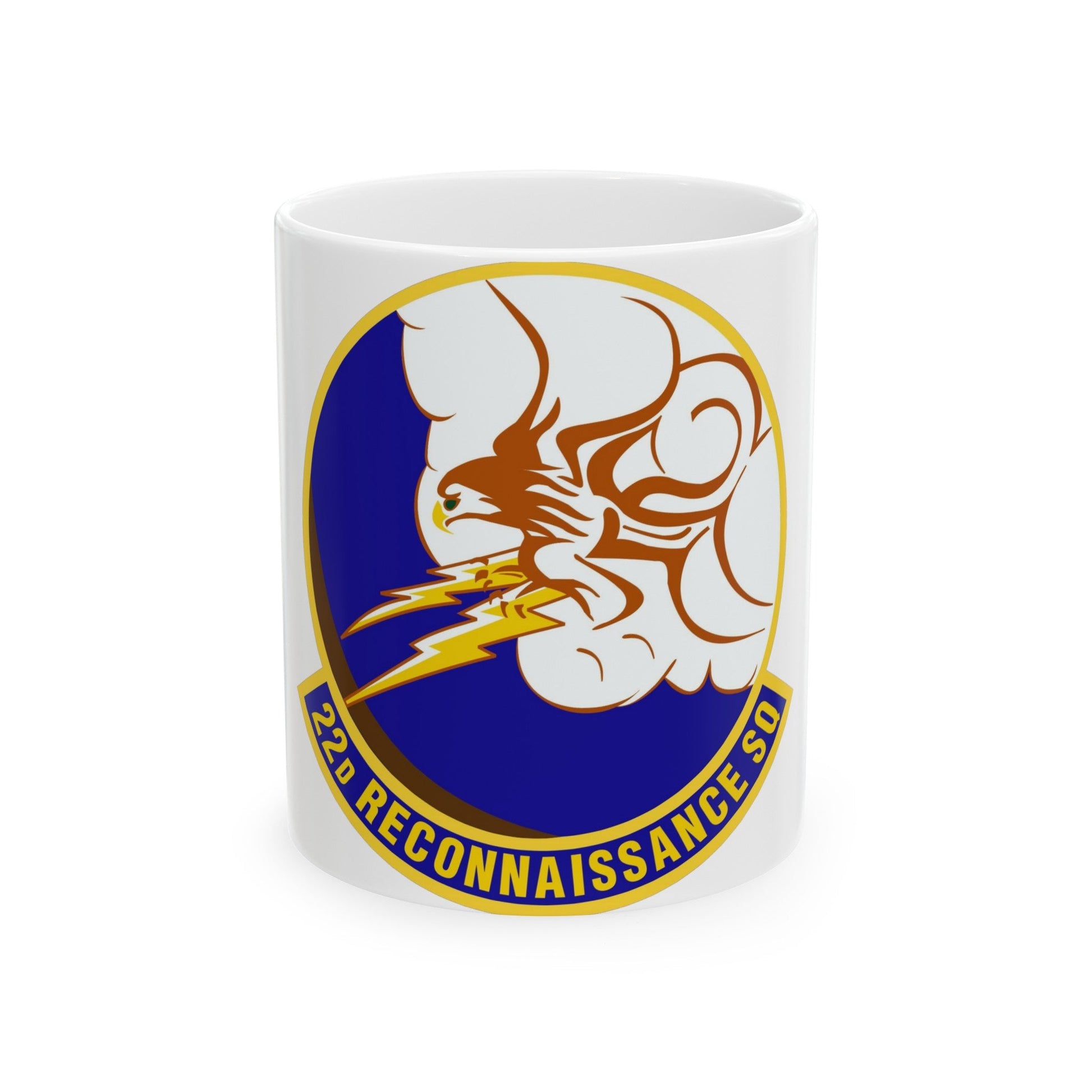 22d Reconnaissance Squadron (U.S. Air Force) White Coffee Mug-11oz-The Sticker Space