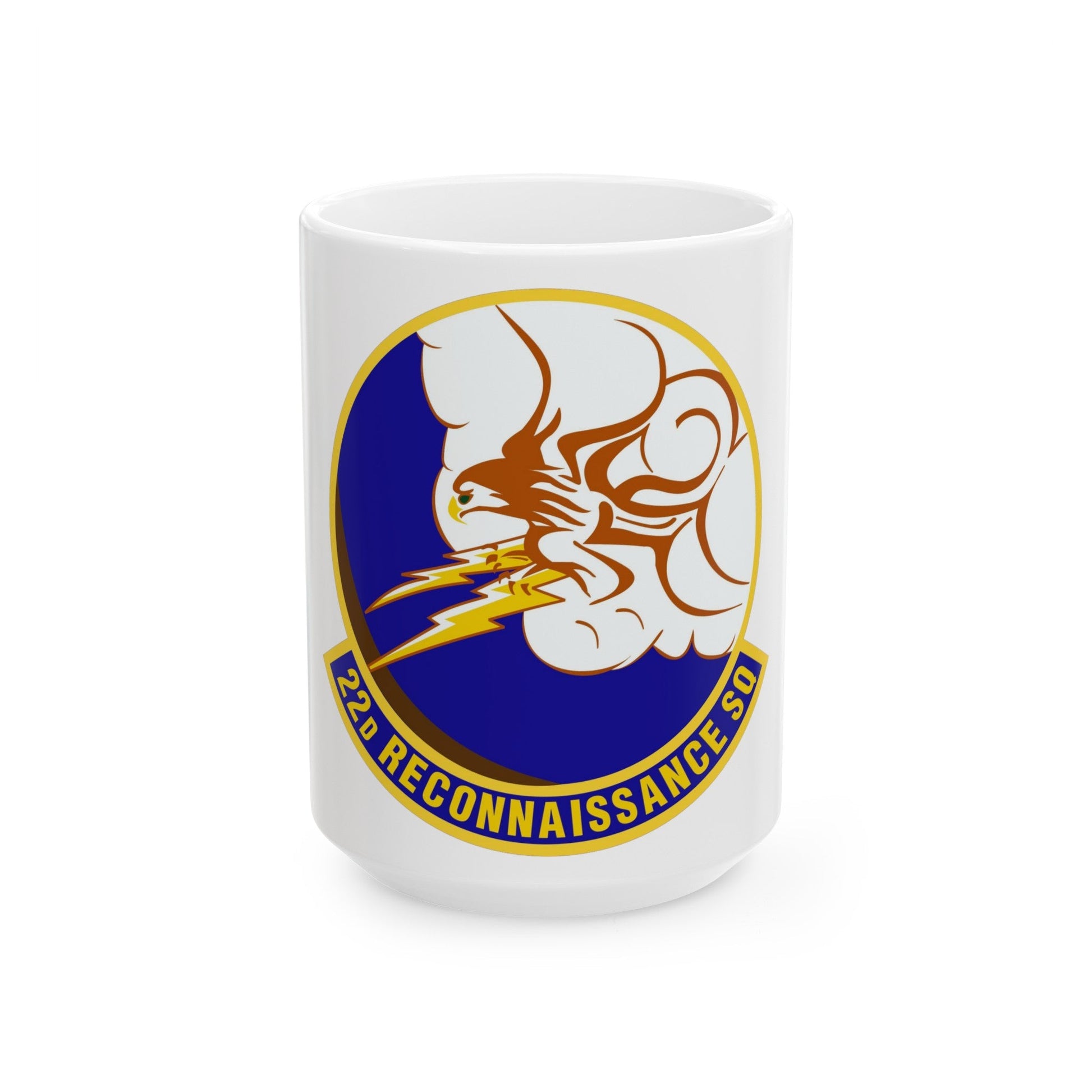 22d Reconnaissance Squadron (U.S. Air Force) White Coffee Mug-15oz-The Sticker Space