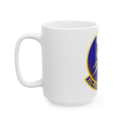 22d Reconnaissance Squadron (U.S. Air Force) White Coffee Mug-The Sticker Space