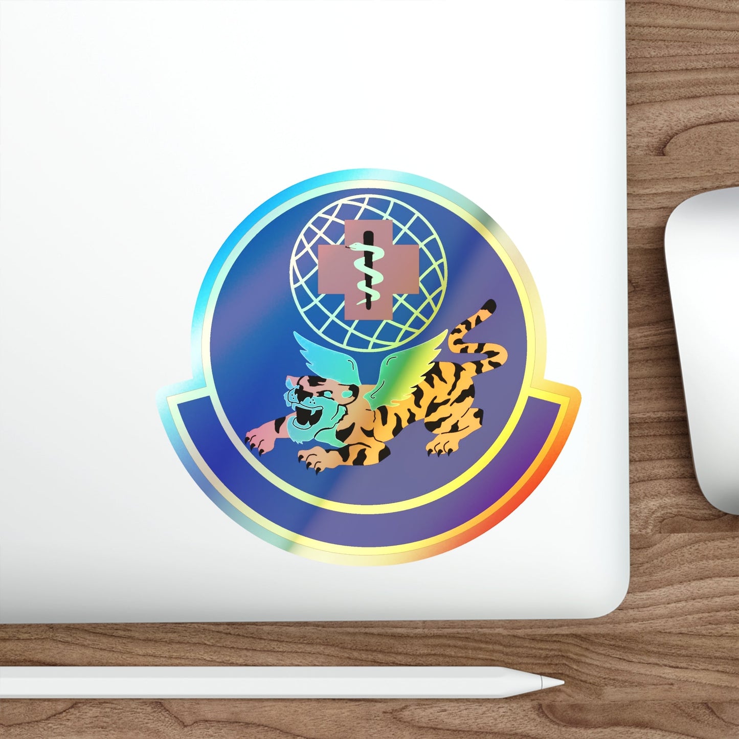 23 Operational Medical Readiness Squadron ACC (U.S. Air Force) Holographic STICKER Die-Cut Vinyl Decal-The Sticker Space
