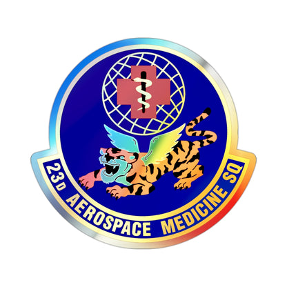23d Aerospace Medicine Squadron (U.S. Air Force) Holographic STICKER Die-Cut Vinyl Decal-2 Inch-The Sticker Space