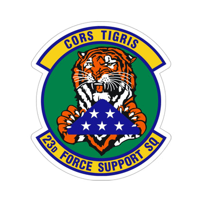 23d Force Support Squadron (U.S. Air Force) STICKER Vinyl Die-Cut Decal-3 Inch-The Sticker Space